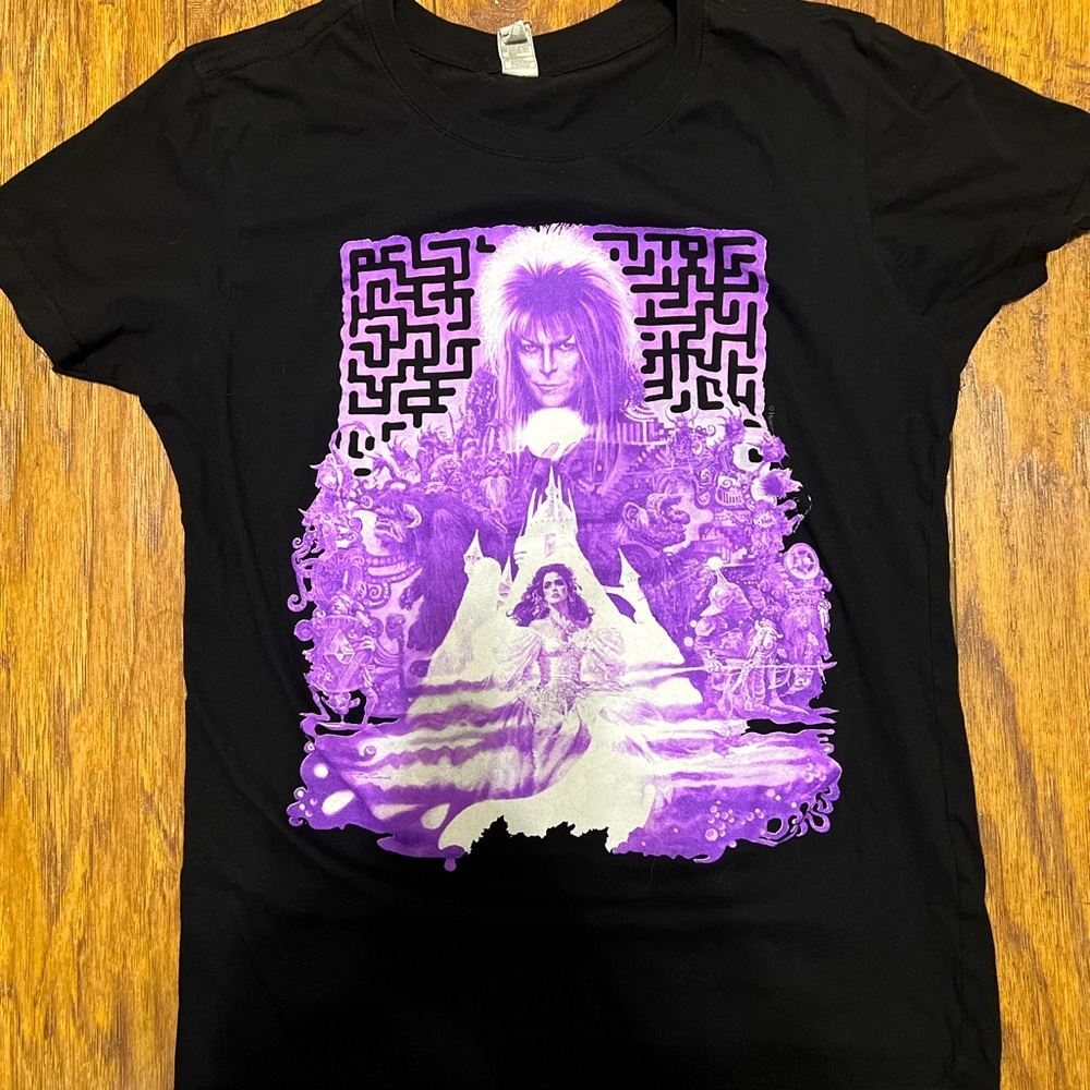 🎃 Labyrinth Tee - Lg /XL - David Bowie Jennifer Connelly Henson Studios